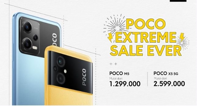 POCO Tawarkan Harga Hape Performa Ekstrem-nya Hemat Hingga 900 Ribuan Rupiah!