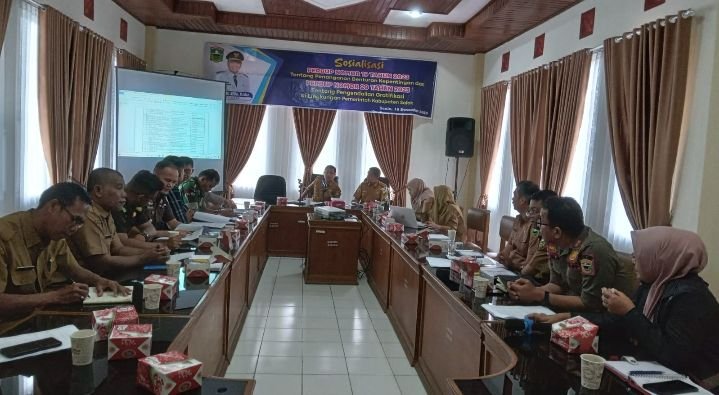 Rapat Kerja dan Sosialisasi Penangan Benturan Kepentingan dan Pemberantasan Gratifikasi Kabupaten Solok