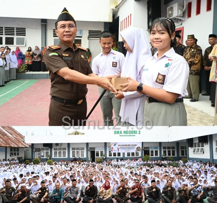 Apel Kerukunan Umat Beragama Bersama Kejari Padangsidimpuan, FKUB, dan Siswa SMA Negeri 2