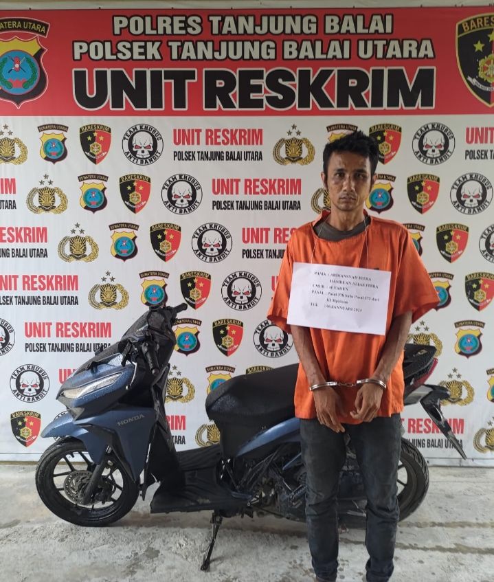 Datang Ke Tanjungbalai, Sepeda Motor Warga Riau Dilarikan Temannya