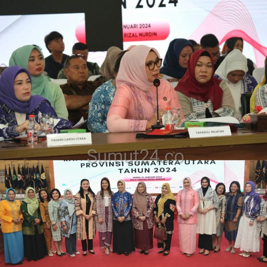 Tingkatkan UMKM Tapsel Agar Lebih Baik, Rosalina Dolly Pasaribu Ikuti Rakerda Dekranasda Sumut 2024
