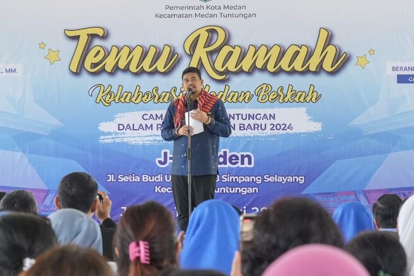 Temu Ramah Warga Medan Tuntungan, Bobby Nasution Berpesan Jangan Jadikan Fitnah Bahan Politik