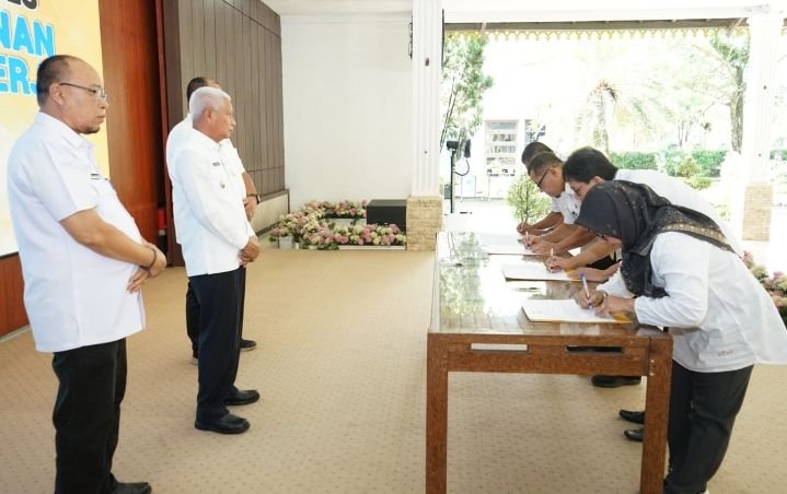 Bupati Asahan Buka Rakorpem Bulan Januari Tahun 2024