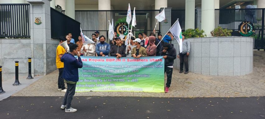FMPB-SU KEMBALI DESAK KPK RI dan KEJAGUNG RI Usut Proyek BBPJN II Sumatera Utara