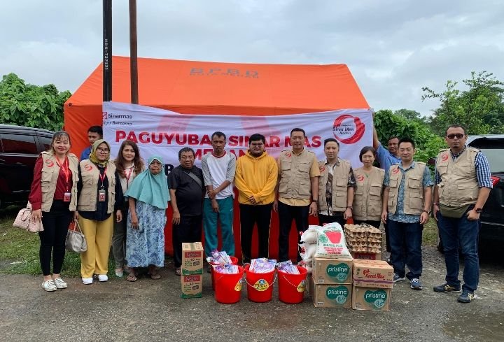 Paguyuban Sinarmas Sumut Turut Merasakan Duka Korban Kebakaran Jalan Kapten Patimura