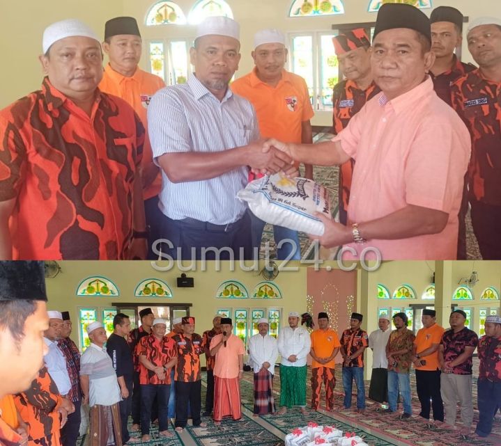 MPC Pemuda Pancasila Padangsidimpuan  Jum'at Berkah, Fahdriansyah Siregar : Bentuk Rasa Syukur Kita kepada Allah SWT