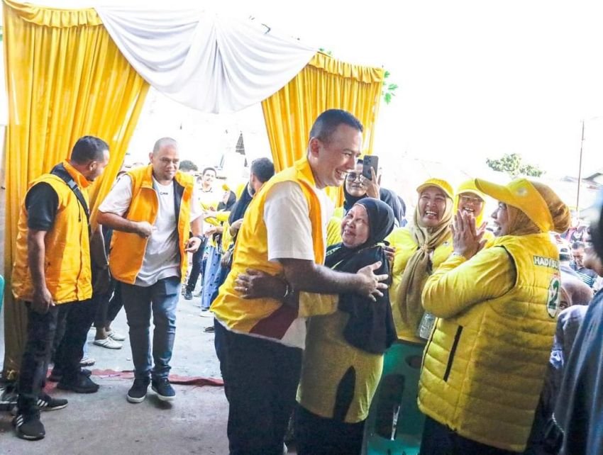 Ijeck Jemput Aspirasi Warga , Ajak Pilih Caleg Golkar dan Menangkan Prabowo
