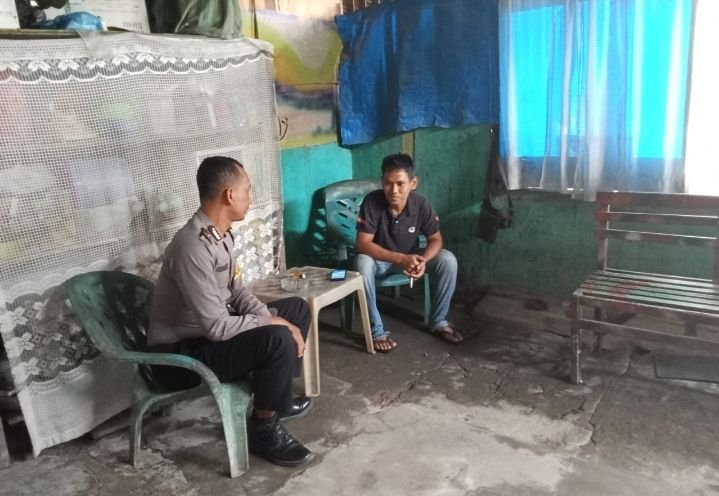 Bhabinkamtibmas Polsek Kota Kisaran Timur Ajak Masyarakat Menjaga Situasi Kamtibmas Yang Kondusif