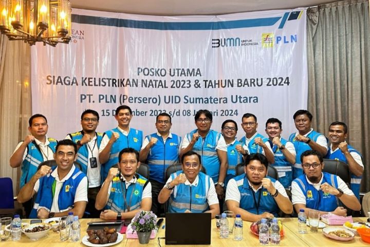 PLN UID Sumatera Utara Berhasil Amankan Pasokan Listrik Malam Tahun Baru 2024