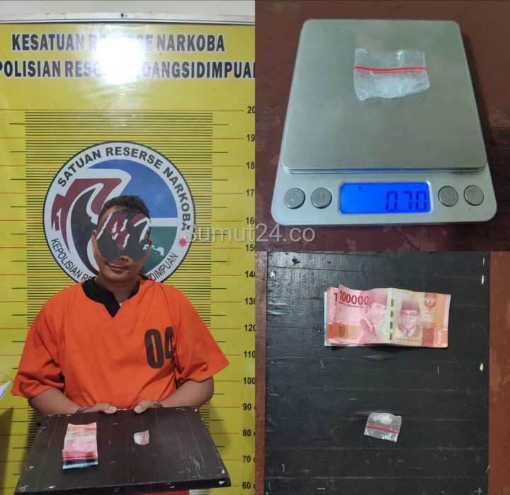 Razia Narkoba Polres Padangsidimpuan, Tersangka Penyalahgunaan Narkotika Jenis Sabu Dibekuk