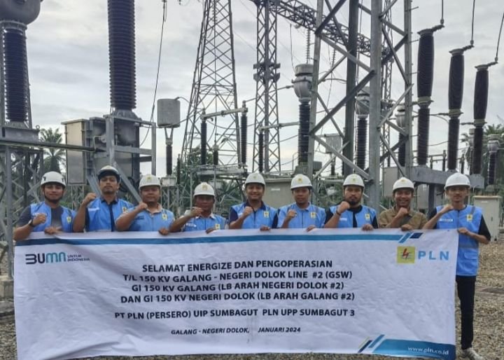 SUTT 150 kV Galang - Negeri Dolok Sirkit 2 Resmi Energize, Kelistrikan 2 Kabupaten Semakin Andal