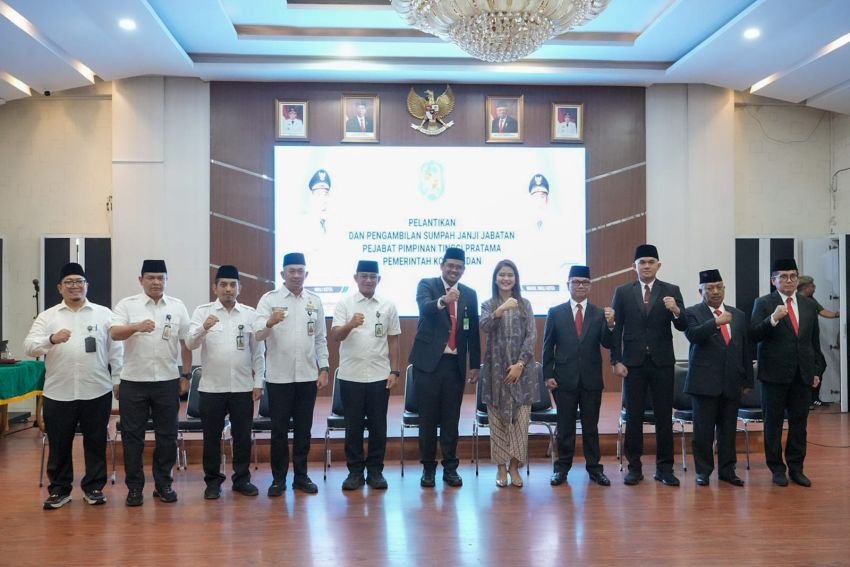 Lantik 4 Pejabat Pimpinan Tinggi Pratama, Ini Pesan Bobby Nasution
