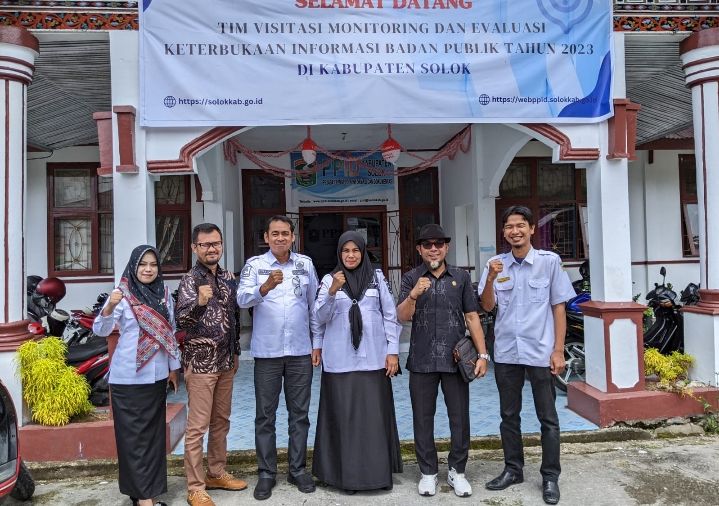 Dinas Kominfo Kabupaten Solok Masuk 10 Besar Tingkat Sumatera Barat Keterbukaan Publik