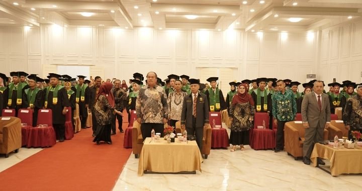 Wabup Asahan Ikuti Prosesi Sidang Senat Terbuka Wisuda Sarjana Angkatan X STIEMA