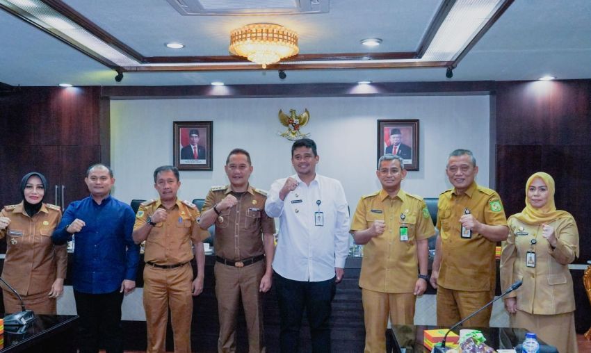 Terima Pj Bupati Morowali, Bobby Nasution Paparkan Konsep Kolaborasi Bangun Medan