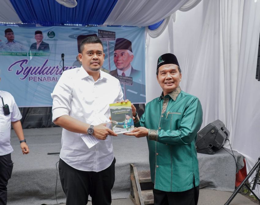 Bobby Nasution Tabalkan Nama 2 Tokoh Pendiri Al Jam'iyatul Washliyah Jadi Nama Jalan