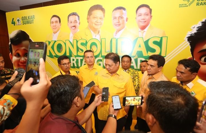 Airlangga Optimistis Golkar dan Prabowo-Gibran Menang di Sumatra Bagian Utara