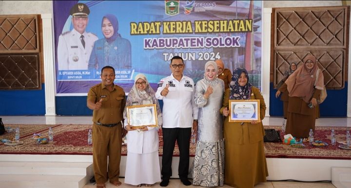 Rapat Kerja Kesehatan Kabupaten Solok Tahun 2024 Dibuka Oleh Bupati Solok Secara Resmi
