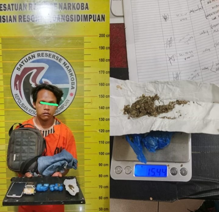 10 Paket Narkotika Diamankan Polres Padangsidimpuan saat Tangkap Pengedar di Parkiran RS Inanta