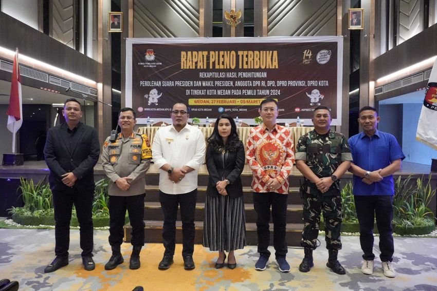 Pemilu Kondusif,Bobby Nasution Apresiasi KPU dan Forkopimda Medan