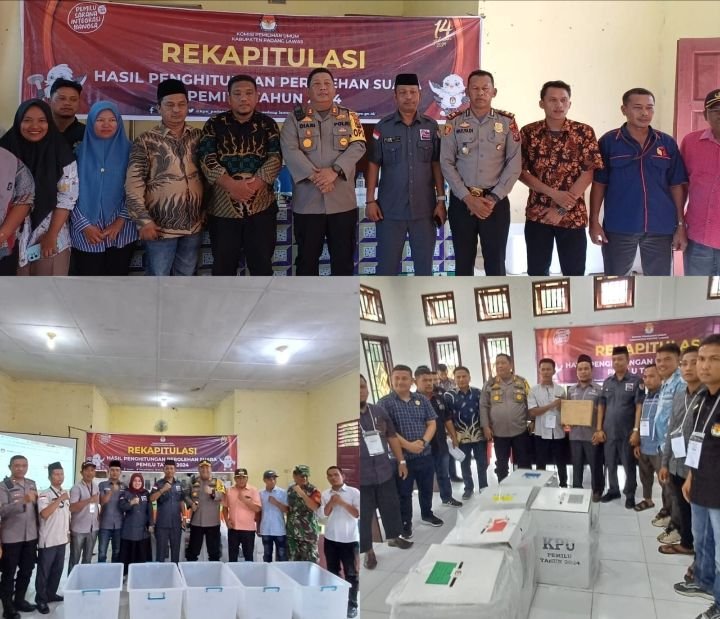 AKBP Diari Astetika Cek Sejumlah PPK Pasca Pemilu 2024 di Kabupaten Palas
