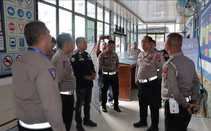 Dit Lantas Polda Sumut Kunjungi Satpas Sim Polres Asahan