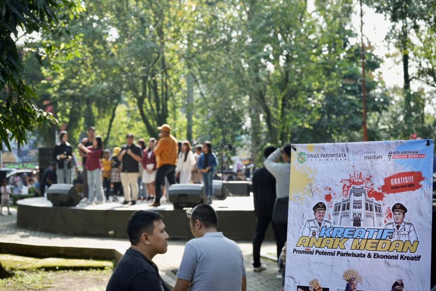 Dinas Pariwisata Medan Gelar &ldquo;Kreatif Anak Medan&rdquo; di Taman A Yani