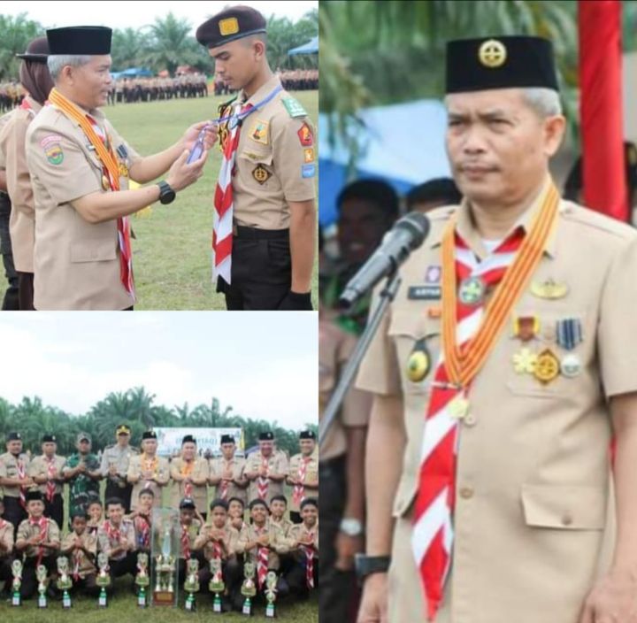 Sekda Palas Arpan Nasution Resmi Tutup Pramuka Iman dan Taqwa ke 15 di Bumi Perkemahan Sipiramanuk 2024