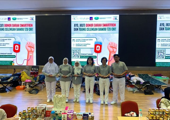 Smartfren Bersama Yayasan Buddha Tzu Chi Adakan Bakti Sosial Donor Darah di 6 Kota