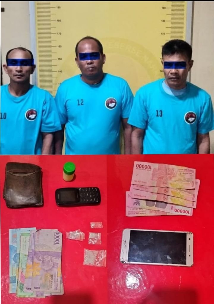 3 Pengedar Sabu di Kecamatan Sei Kepayang Ditangkap Polisi
