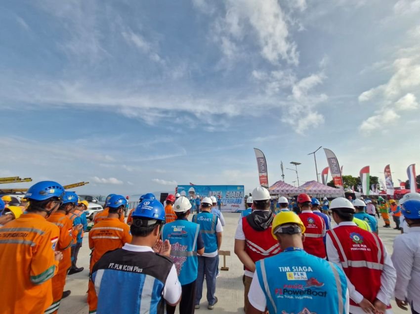 PLN Icon Plus Kembali Dukung Amankan Pasokan Listrik Event International F1H20 Danau Toba Balige 2024
