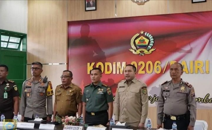 Bupati Pakpak Bharat Hadiri Komunikasi Sosial Bersama TNI
