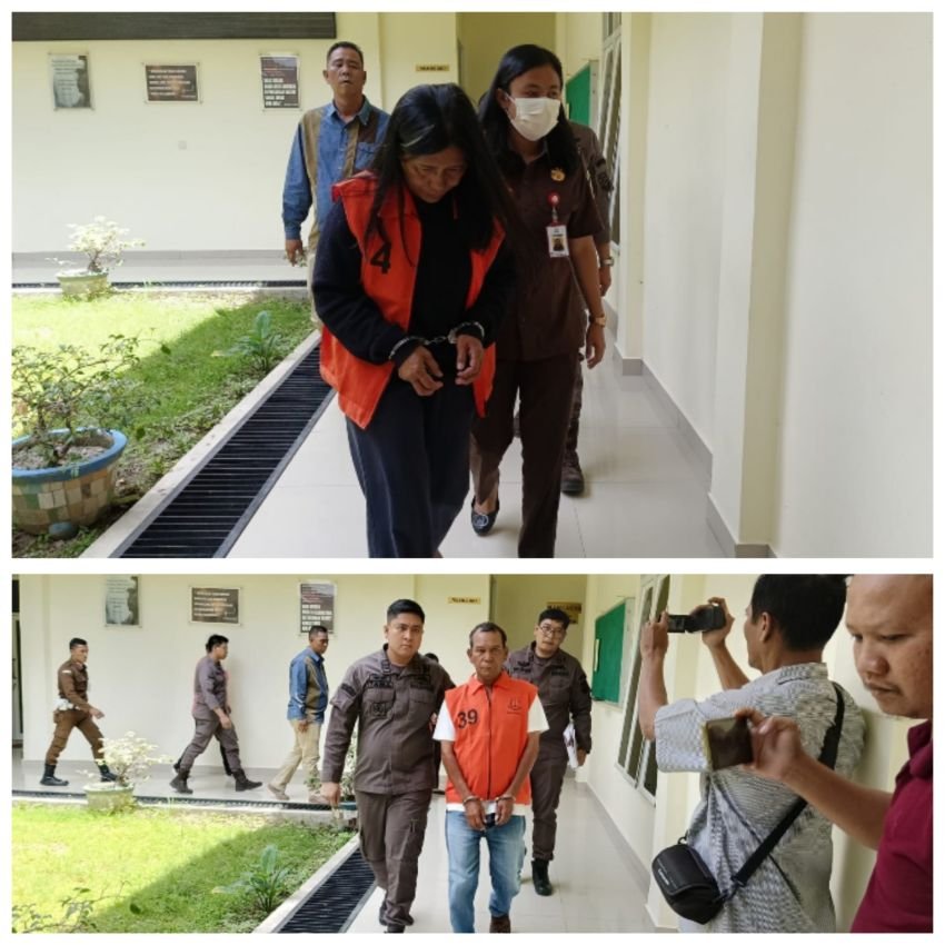 Kejari Tobasa Eksekusi Pasutri Terpidana Kasus Korupsi  Ganti Rugi Lahan
