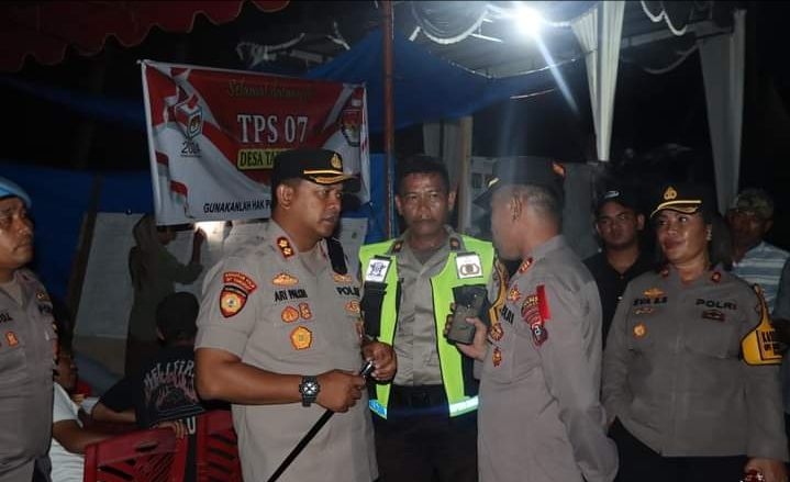 AKBP Arie Paloh Langsung ke Lokasi Rawan Konflik TPS di Tabuyung Madina