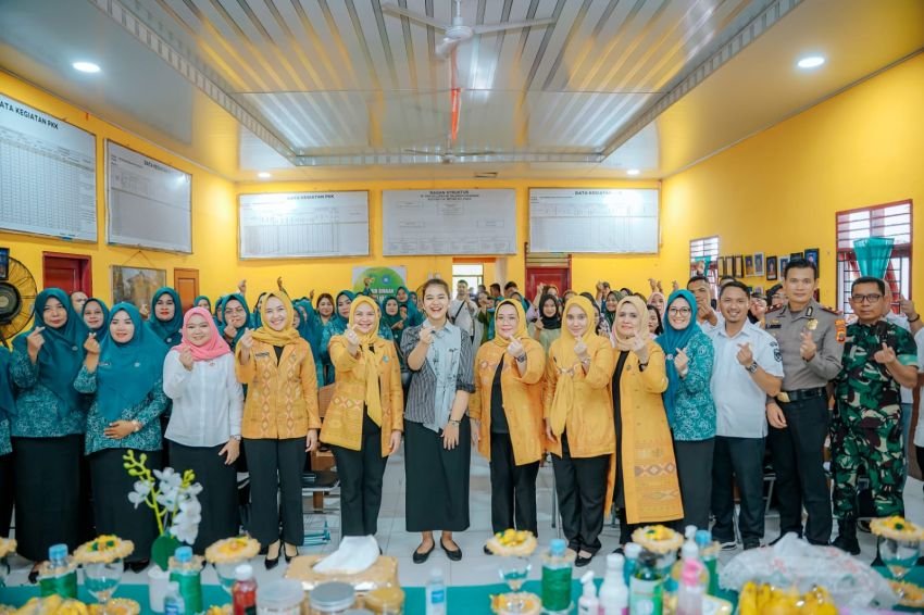Ingin Kelurahan Belawan Sicanang Juara Lomba UP2K Sumut, Ny Kahiyang Ayu Pastikan Kesiapannya