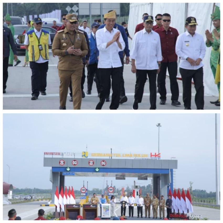 Presiden RI Resmikan Jalan Tol Indrapura-Kisaran dan Jalan Tol Tebing Tinggi-Indrapura