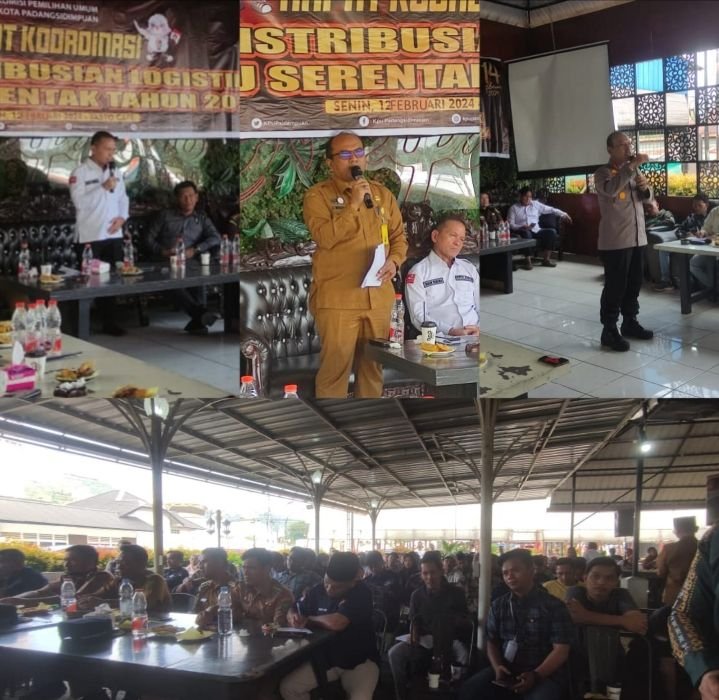Dihadiri Pj Walikota Letnan Dalimunthe Bersama Forkopimda, Ketua KPU Paparkan Persiapan Pendistribusian Logistik dan lainnya