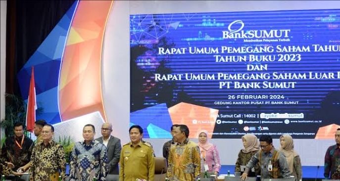 Buka RUPS Tahunan dan RUPS LB,   Pj Gubernur : PT Bank Sumut Terus Manfaatkan Peluang Demi Majukan Perusahaan