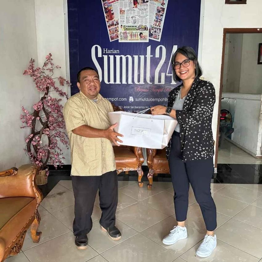 Momen Hari Pers Nasional, Indosat Ooredoo Hutchison Sambangi Kantor Redaksi Sumut24