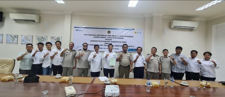 Bersama Kantah Toba PLN UIPSBU Berhasil Selamatkan Aset Negara Seluas 53.089 m2