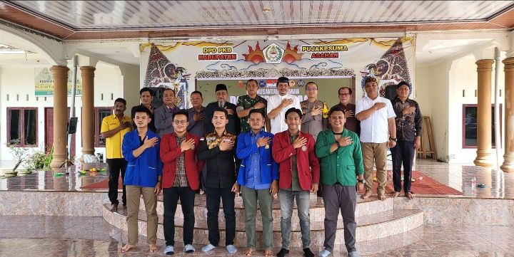 Jelang Pemilu 2024, Waka Polres Asahan Bersama BEM Nusantara Asahan Melaksanakan Doa Kebangsaan