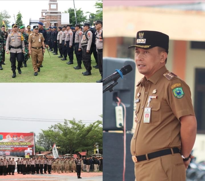 Gelar Apel Pergeseran Pasukan Operasi Terpusat,Pj Bupati Paluta Harap Laksanakan tugas dengan Penuh Rasa Tanggung Jawab