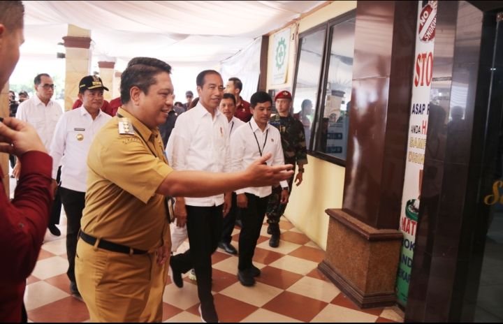 Pj Gubernur Sumut Dampingi Presiden Tinjau Fasilitas RSUD Tebingtinggi