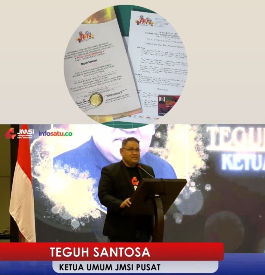Ketua Umum JMSI Terima Press Card Number One