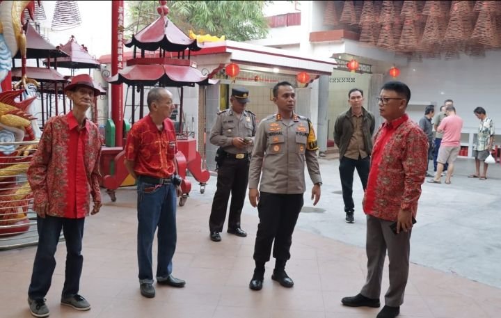 Jelang Perayaan Imlek, Polres Asahan Lakukan Cek di Dua Vihara