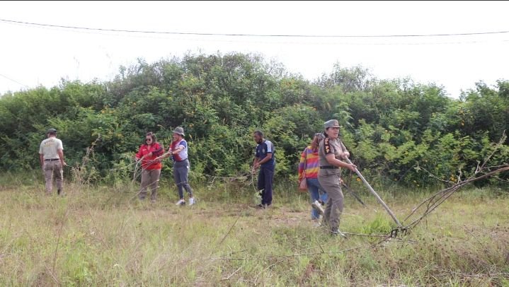 Dalam Rangka Event F1H20 Pemkab Toba Gotong royong di Lokasi Parkir Kawasan Terpadu Lumban Pea