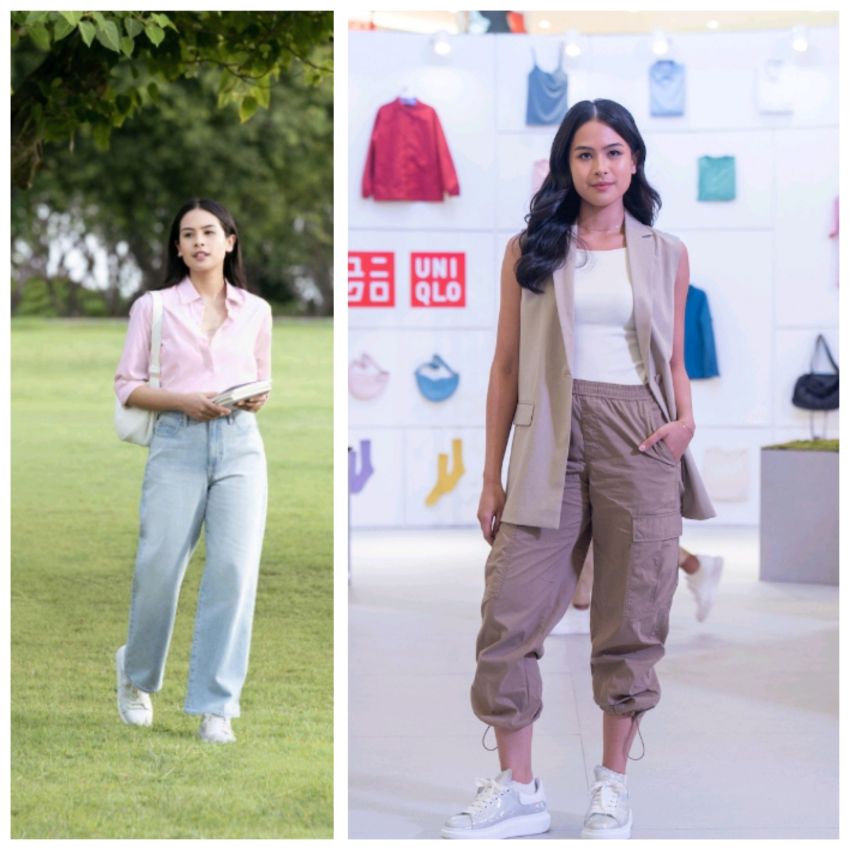 Intip Gaya Padu Padan Maudy Ayunda dalam Koleksi LifeWear UNIQLO Terbaru