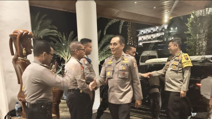 Polres Simalungun Sambut Kunjungan Tim WasOps Itwasum Polri Dalam Rangka Ops Mantap Brata 2023-2024