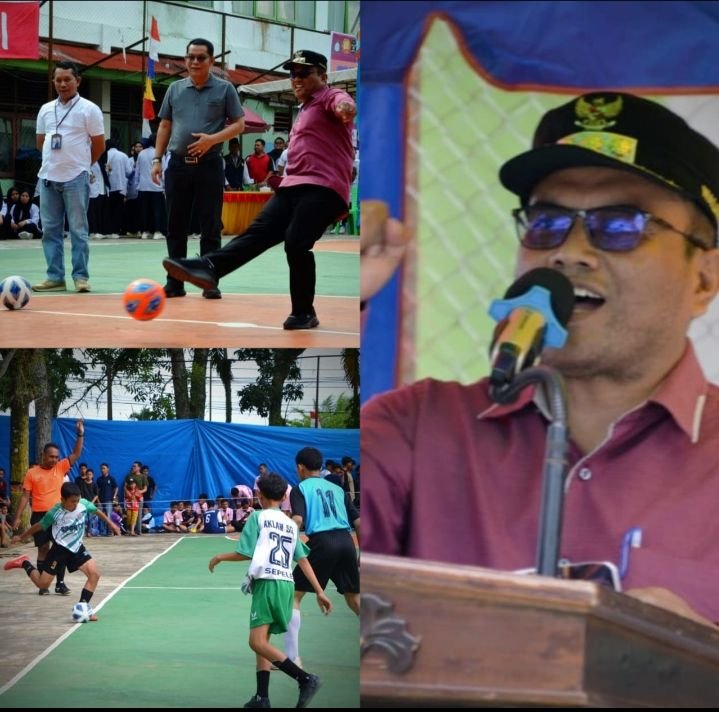 Pj. Walikota Letnan Buka Kick Off Turm Futsal MAN 2 Cup VI 2024 Padangsidimpuan