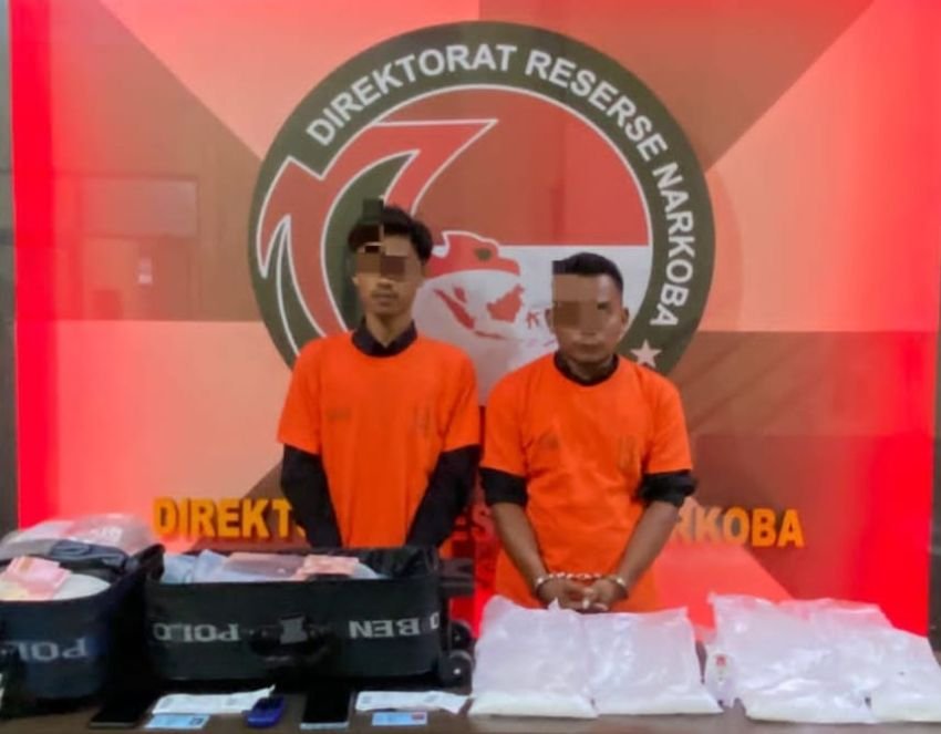 Polda Sumut Tangkap Jaringan Aceh Sulawesi Selundupkan Narkoba di Bandara Kualanamu